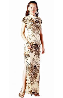 Long Elegant Asian Gown