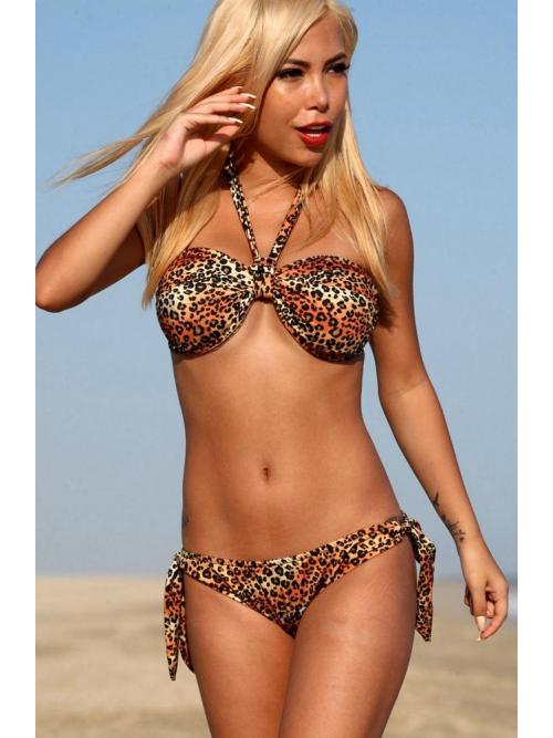 Statuesque Leopard Bikini