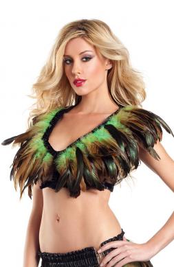 Awesome Exotic Feathers Top
