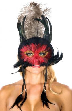Airy Feather Mask