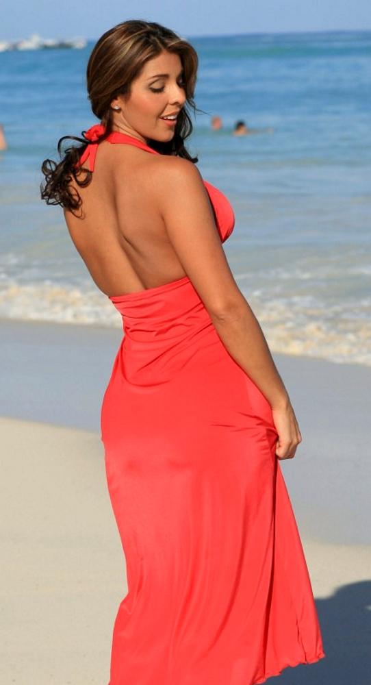 Stately Red Dress - Beach & Swim Cover-ups - Lionella.Net