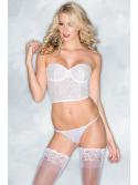 Pretty Lace Cropped Bustier