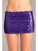 Sequin skirt Purple