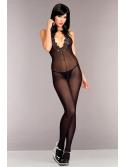 Opaque Bodystocking With