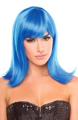 Doll Wig Dark Blue