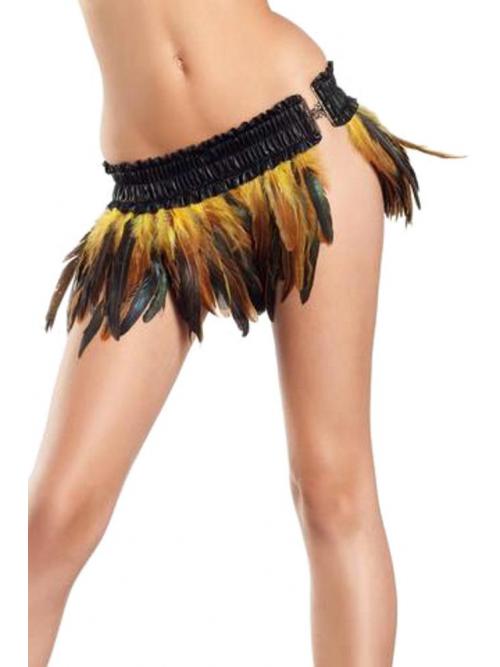 Blissful Exotic Feathers Skirt